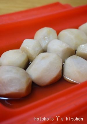 レンジで作る！里芋の白だし煮ころがし-レシピのメイン写真