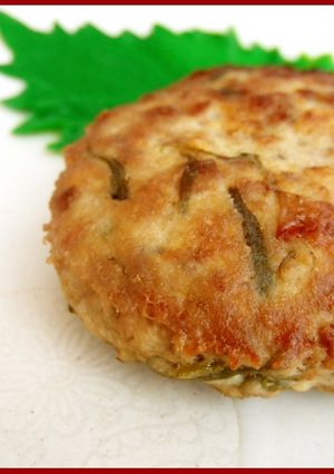 糖質制限 めかぶ入り厚揚げﾊﾝﾊﾞｰｸﾞ-レシピのメイン写真