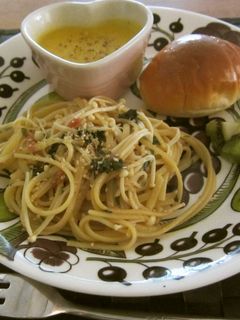 きのこと梅の和風パスタ-レシピのメイン写真