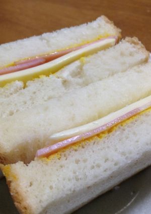 パパのマスタードハムチーズサンドイッチ-レシピのメイン写真