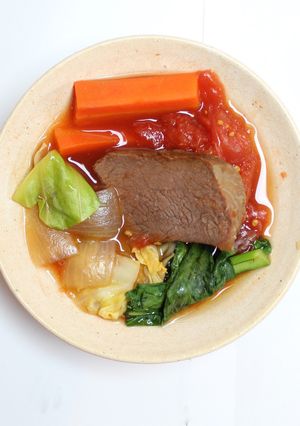 74.鹿スジ肉のボルシチ-レシピのメイン写真