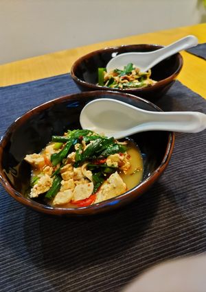 レンチンのみ!豆腐、ニラ、カニカマ✨-レシピのメイン写真