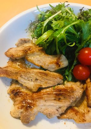 豚テキ●豚ブロック肉の塩・胡椒ステーキ-レシピのメイン写真