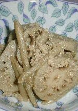 れんこんのバターしょうゆ煮-レシピのメイン写真