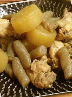 鶏と大根とこんにゃくの煮物-レシピのメイン写真