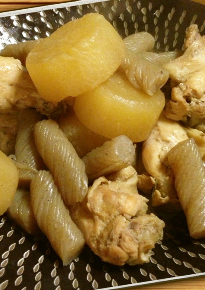 鶏と大根とこんにゃくの煮物-レシピのメイン写真