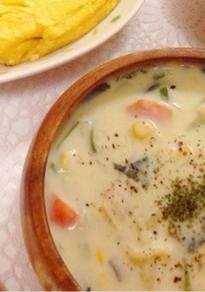 ルゥ不使用！豆腐でクリームシチュー-レシピのメイン写真