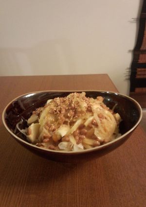 オニオンスライス納豆のせ-レシピのメイン写真