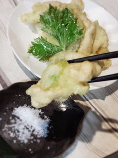 セロリと鶏ささみのかき揚げ-レシピのメイン写真
