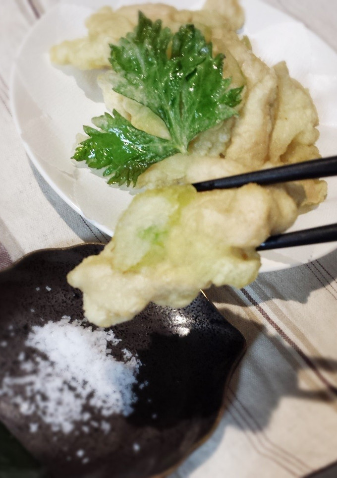 セロリと鶏ささみのかき揚げ-レシピのメイン写真