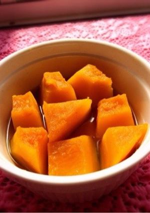 レンジで簡単！ほっこり♡かぼちゃの煮物-レシピのメイン写真