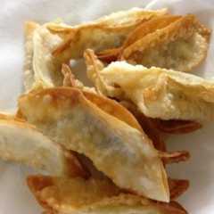 รูปของ 納豆チーズの揚げ餃子