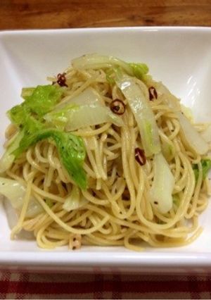 白菜とアンチョビのパスタ-レシピのメイン写真
