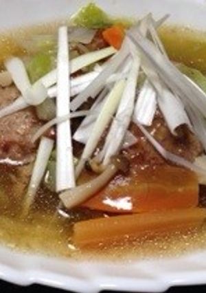 栄養たっぷりハンバーグスープ-レシピのメイン写真