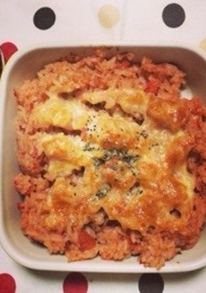 【一人ご飯】残り物で簡単ドリア-レシピのメイン写真