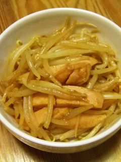 魚肉ソーセージともやしのカレー炒め-レシピのメイン写真