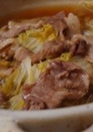 白菜と豚肉の煮込み-レシピのメイン写真