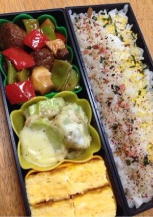 11/28 ダンナさんの簡単お弁当-レシピのメイン写真