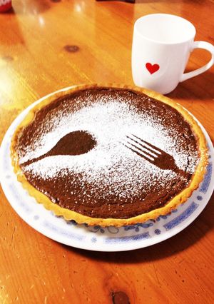 バレンタインに「チョコタルト」-レシピのメイン写真