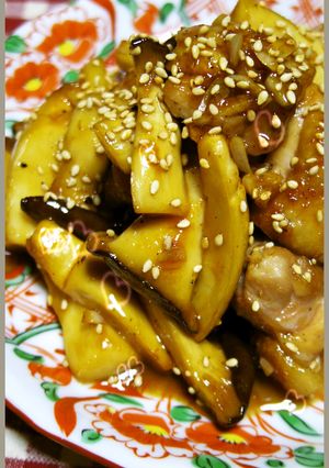 鶏肉とエリンギのにんにくバター醤油炒め！-レシピのメイン写真