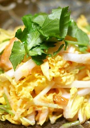 白菜とちくわのサラダ明太フレンチソース-レシピのメイン写真