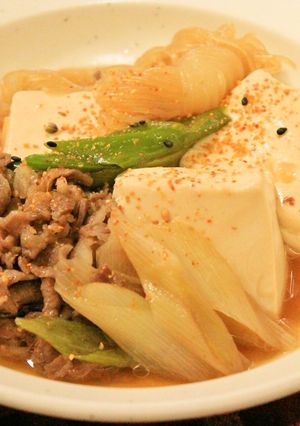 我が家の肉豆腐-レシピのメイン写真