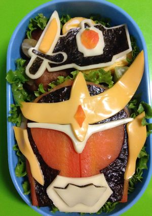 キャラ弁☆仮面ライダーガイム-レシピのメイン写真