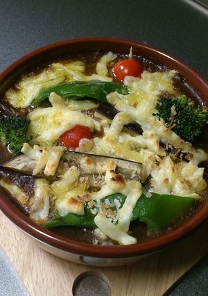 残りカレーで作る焼き野菜カレー-レシピのメイン写真