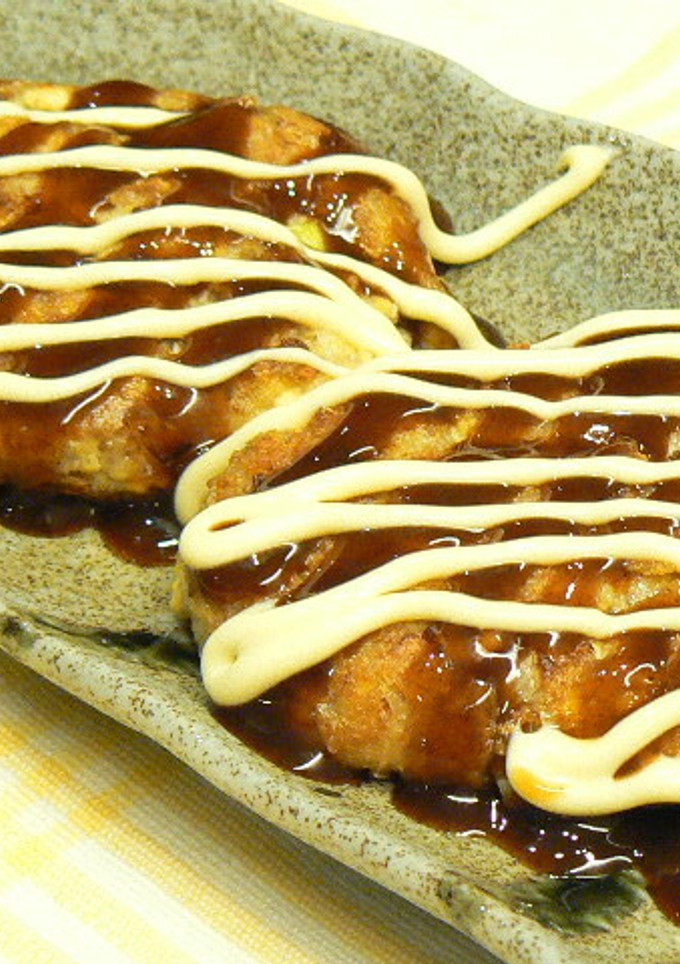 豆腐と長ネギのふわふわお好み焼き風-レシピのメイン写真