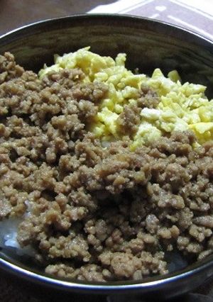 混ぜるだけ　そぼろ丼-レシピのメイン写真