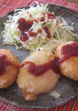 揚げ物の達人でコロッケを揚げる-レシピのメイン写真