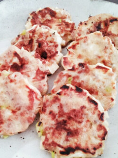 ひき肉とはんぺんのお好み焼き風-レシピのメイン写真