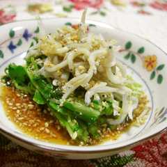 รูปของ ☆豆苗＆しらすで!!さっぱりおひたし☆彡