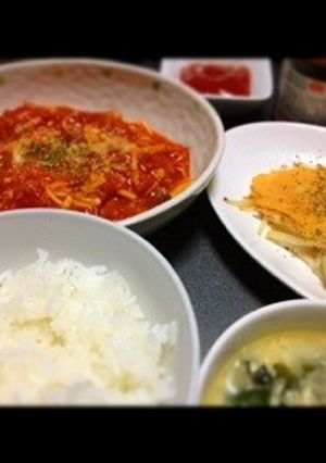 きのこたっぷり鶏肉とチーズのトマト煮♪-レシピのメイン写真