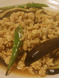 美味!茄子といんげん豆の鶏そぼろあんかけ-レシピのメイン写真