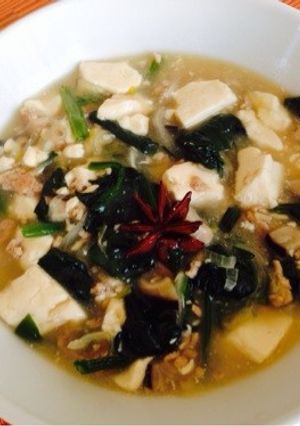 【中華】豆腐と豚肉の塩煮込み-レシピのメイン写真