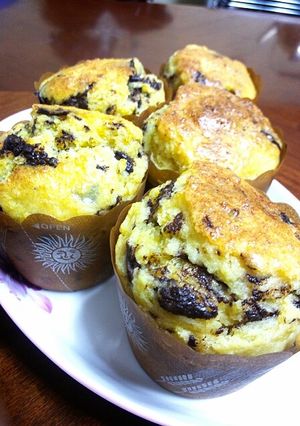 簡単！豆腐でマフィンinチョコチップ♪-レシピのメイン写真