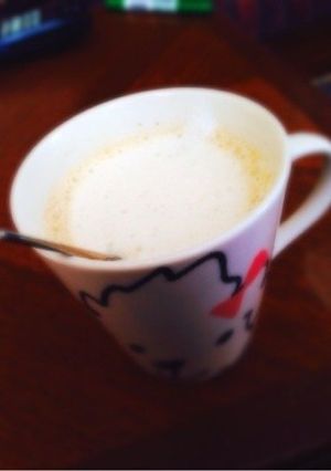 ホット きな粉ミルクラテ-レシピのメイン写真