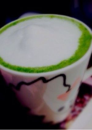抹茶ミルクラテ-レシピのメイン写真