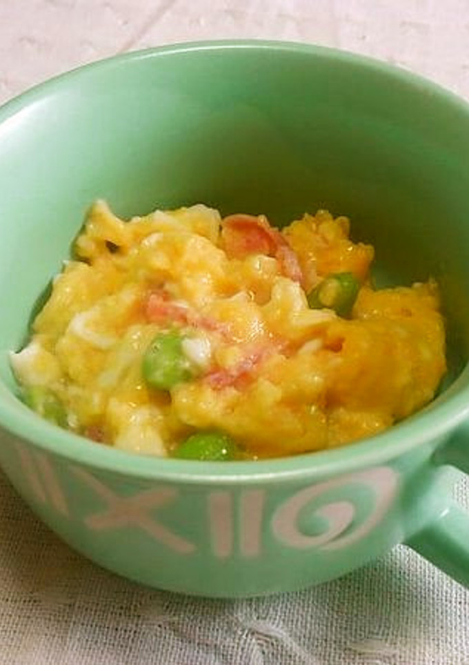 レンジで炒り卵☆枝豆と紅生姜を入れて♪-レシピのメイン写真