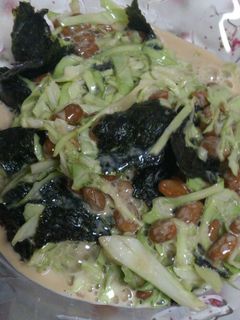 キャベツ納豆マヨサラダ-レシピのメイン写真