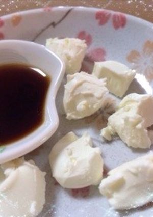簡単おつまみ☆クリームチーズそのまんま！-レシピのメイン写真