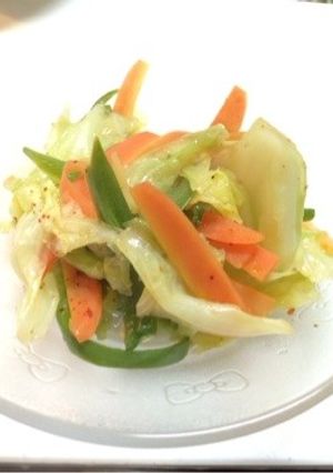 ちょっぴり辛い キャベツ炒め-レシピのメイン写真