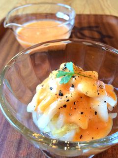 大根と白菜の塩もみサラダ☆柿ドレッシング-レシピのメイン写真