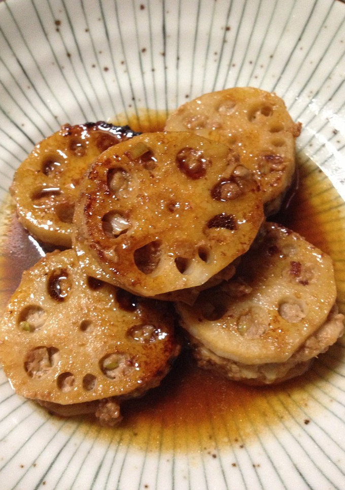 蓮根の挟み焼き-レシピのメイン写真