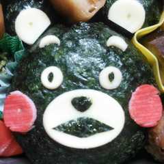 รูปของ キャラ弁☆くまモン～♥