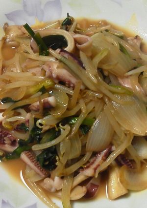 イカゲソ入り簡単野菜炒め(*^▽^)/★-レシピのメイン写真