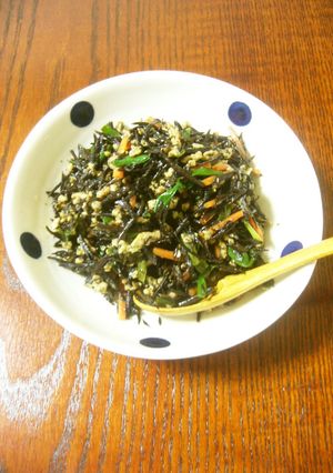 ひじきとひき肉のカレーそぼろ-レシピのメイン写真