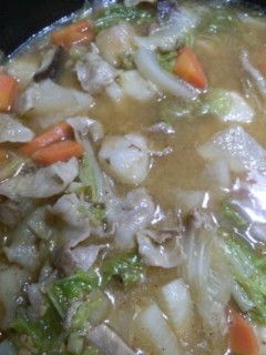 冬味♪だしたっぷり♡豚汁鍋-レシピのメイン写真