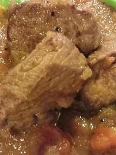 100.鹿モモ肉のおろし煮-レシピのメイン写真